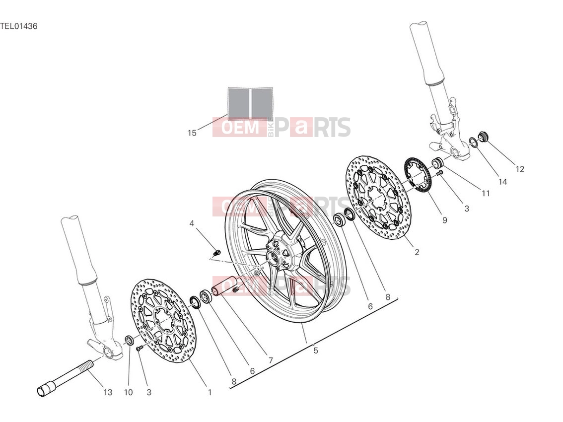 DUCATI 2022 Multistrada V4 S Full Front Wheel