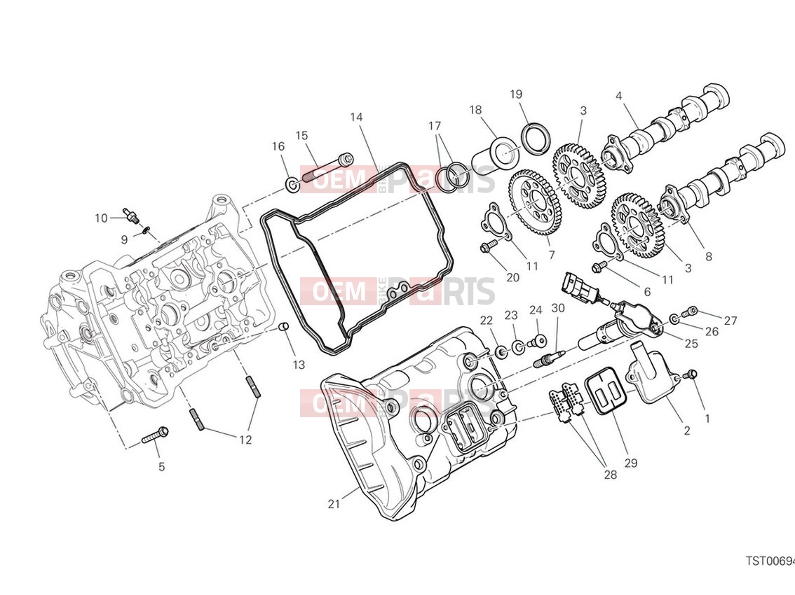 DUCATI 2022 Multistrada V4 S Full Front Timing System