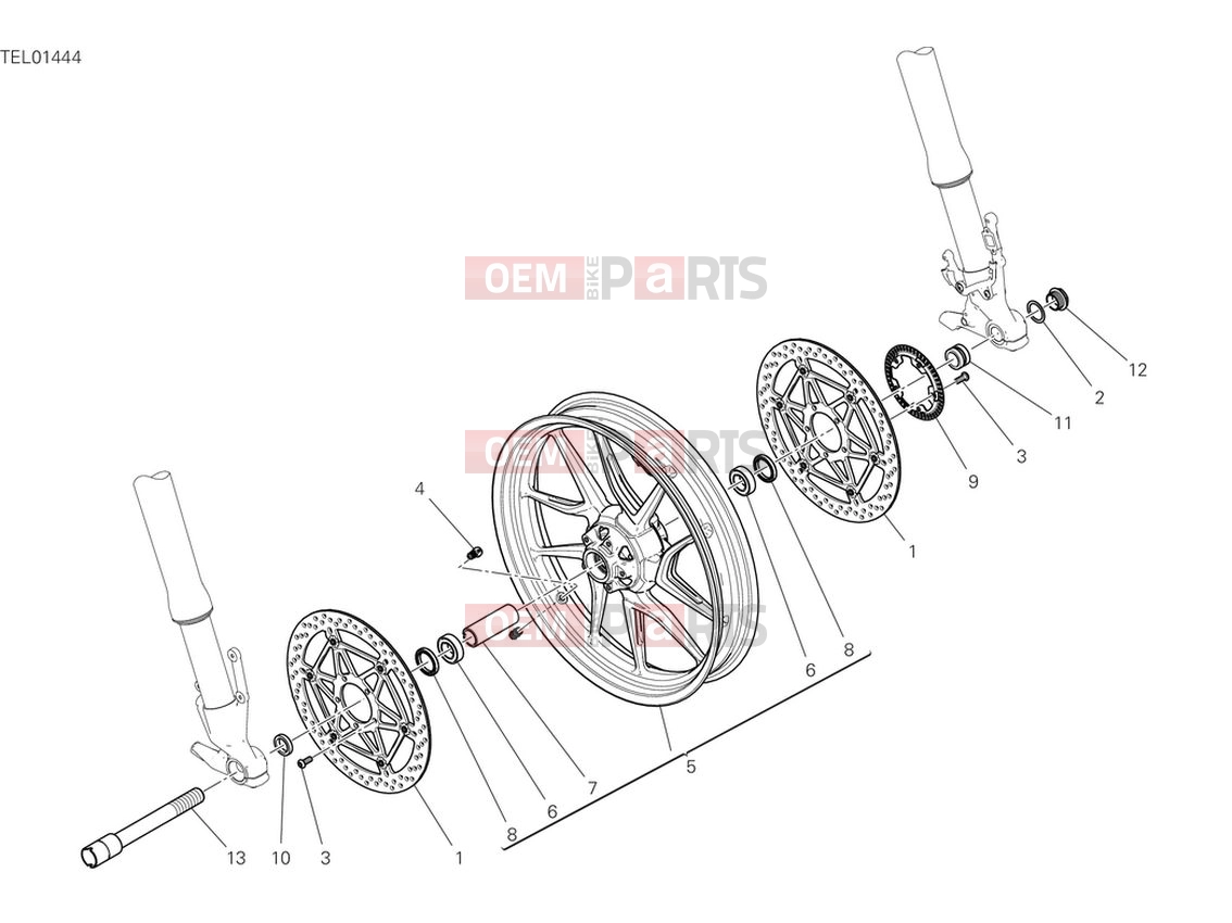 DUCATI 2024 Multistrada V4 Front wheel
