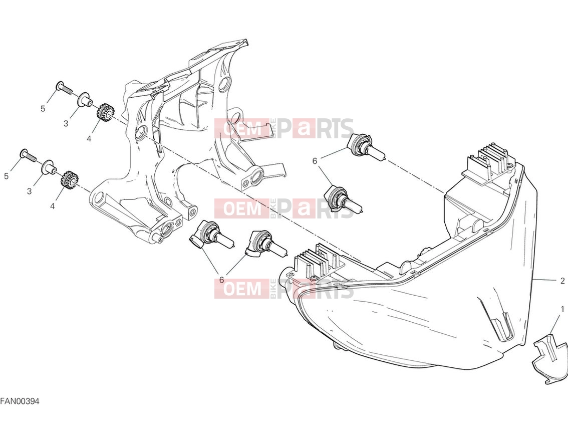 DUCATI 2024 Multistrada V4 Headlight