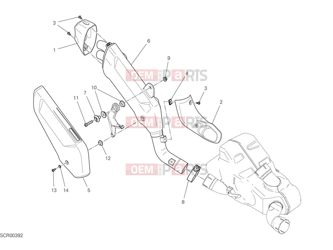 DUCATI 2024 Multistrada V4 Silencer