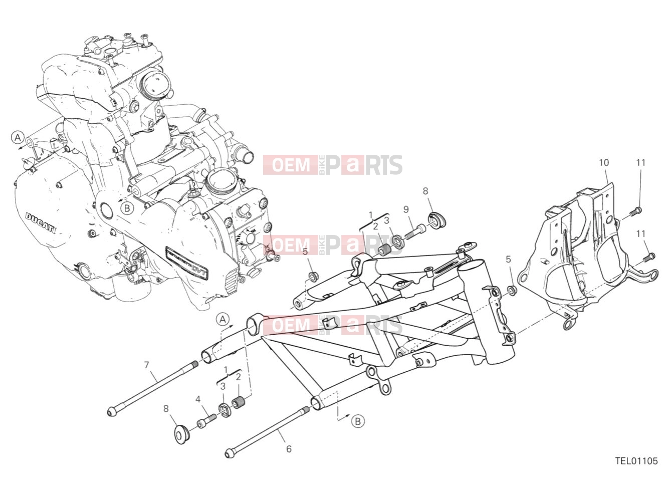 DUCATI 2019 Multistrada 1260 S Touring FRAME