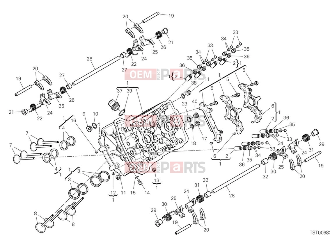 DUCATI 2024 Multistrada V4 RS Front cylinder head