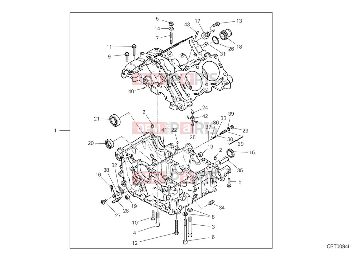 DUCATI 2024 Multistrada V4 RS Crankcase (1)