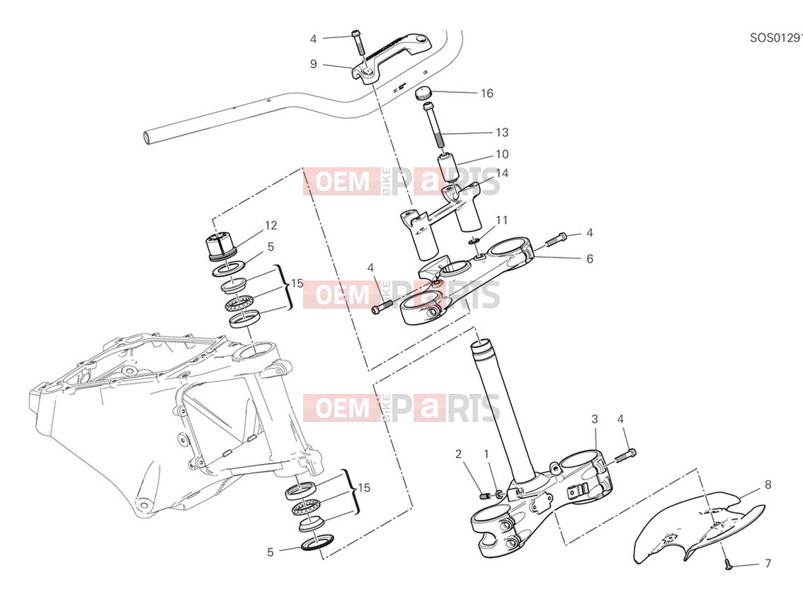 DUCATI 2024 Multistrada V4 S Steering head