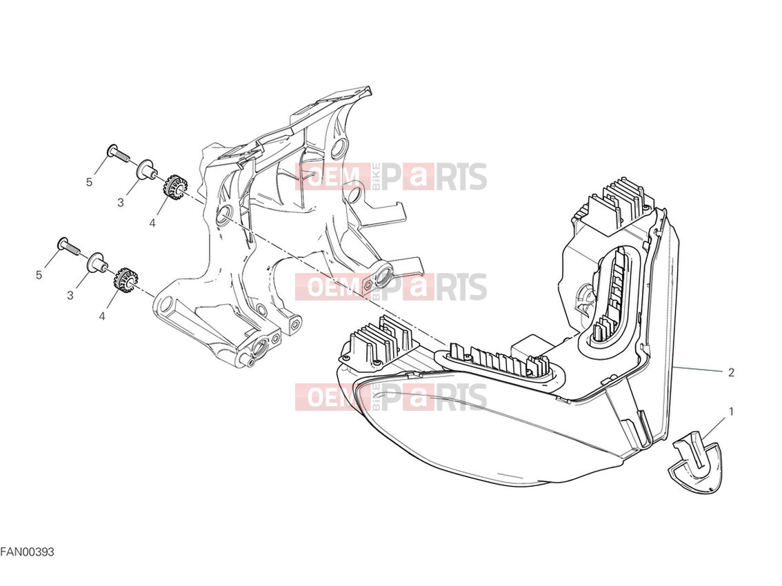 DUCATI 2024 Multistrada V4 S Headlight