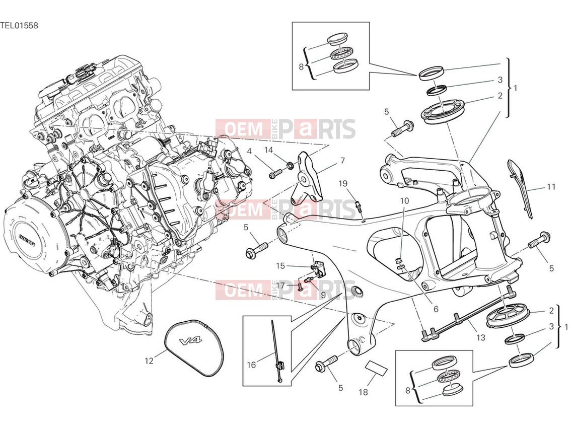 DUCATI 2024 Panigale V4 Frame