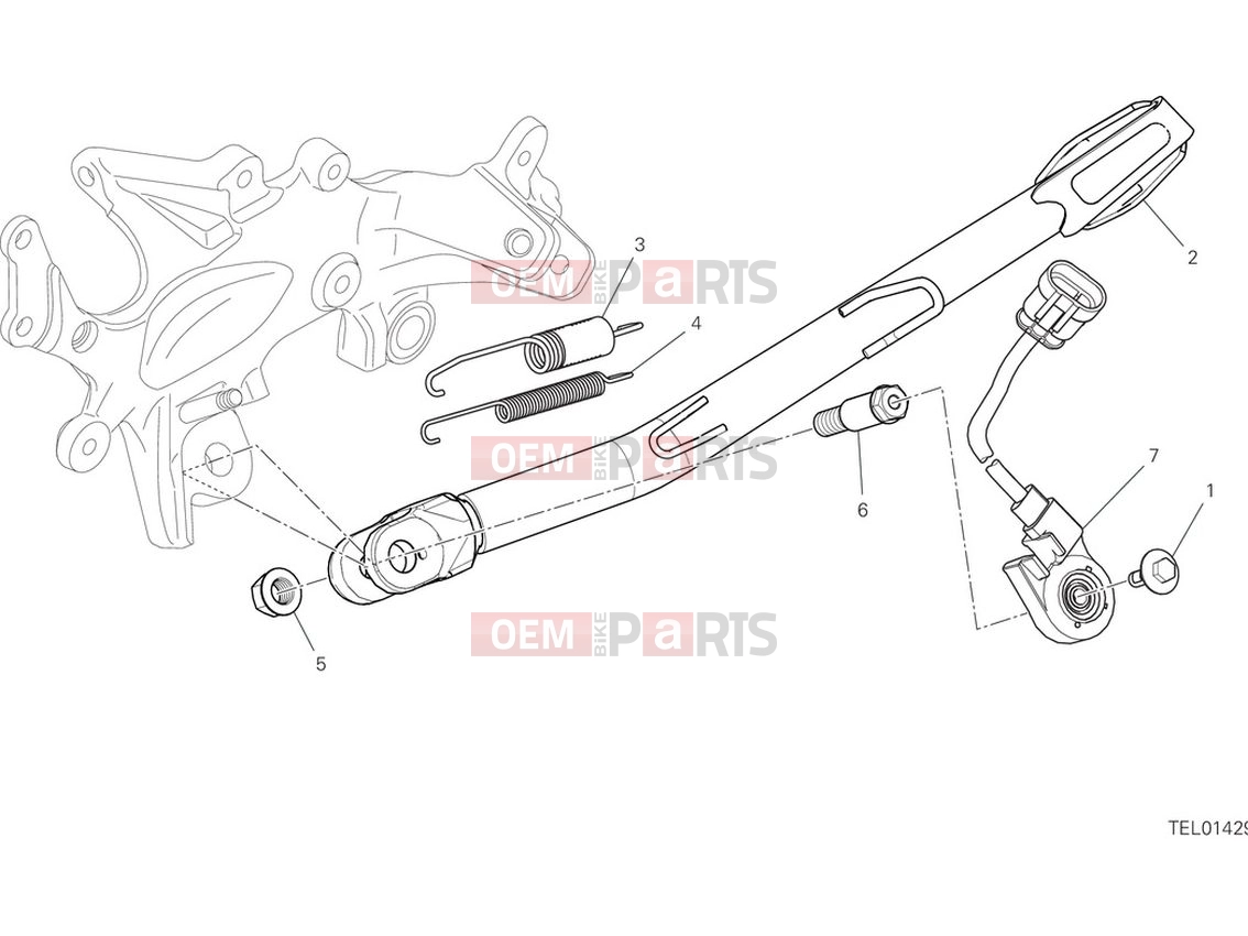 DUCATI 2022 Multistrada V4 S Side Stand