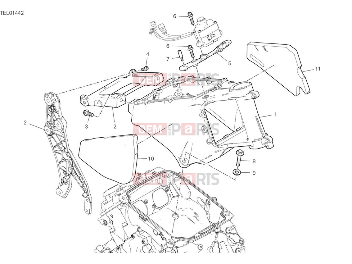 DUCATI 2022 Multistrada V4 S Frame