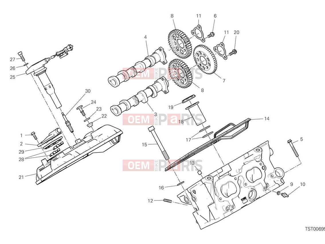 DUCATI 2022 Multistrada V4 S Rear Timing System