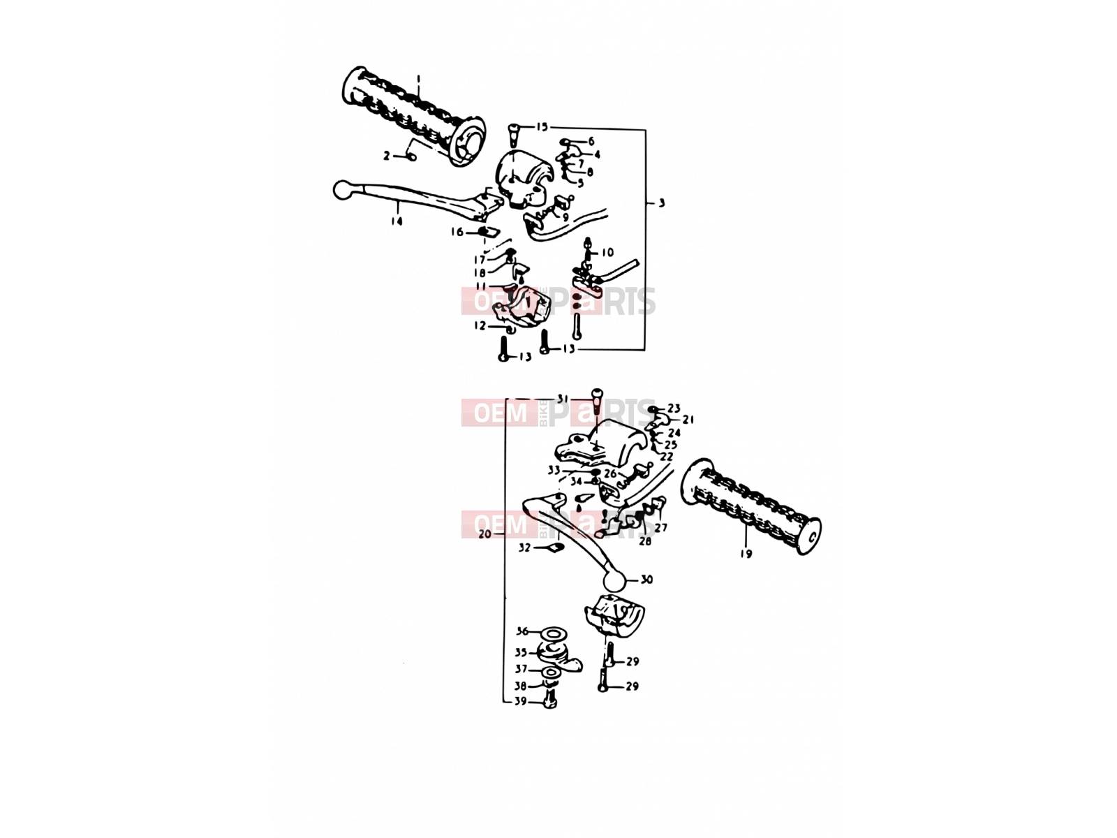 SUZUKI A100 M (1991) 40 - HANDLE SWITCH
