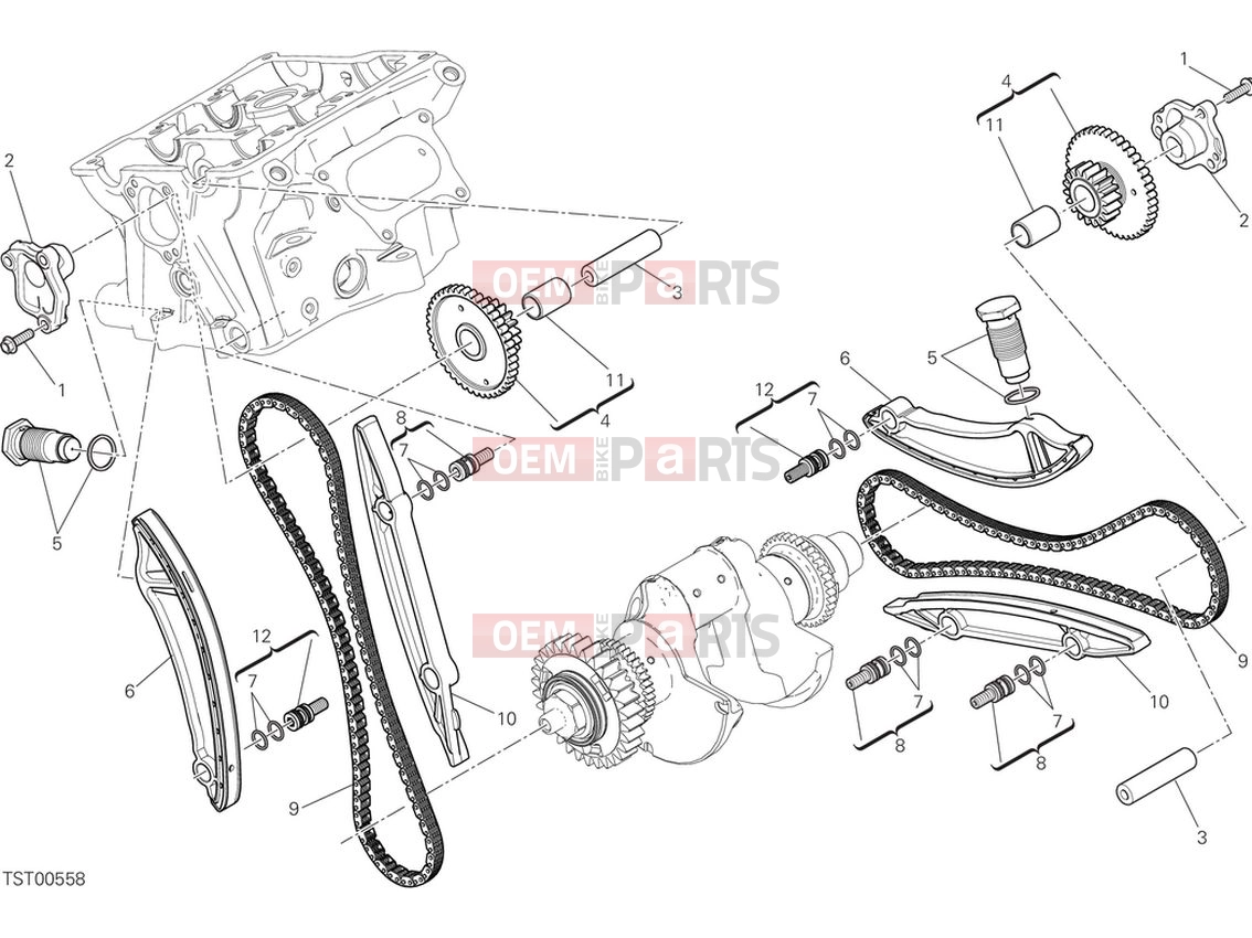 DUCATI 2024 Panigale V2 Timing system