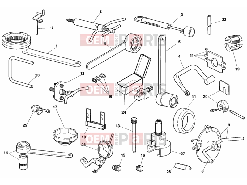DUCATI 1998 Monster 900 Cromo WORKSHOP SERVICE TOOLS » SPECIAL TOOLS