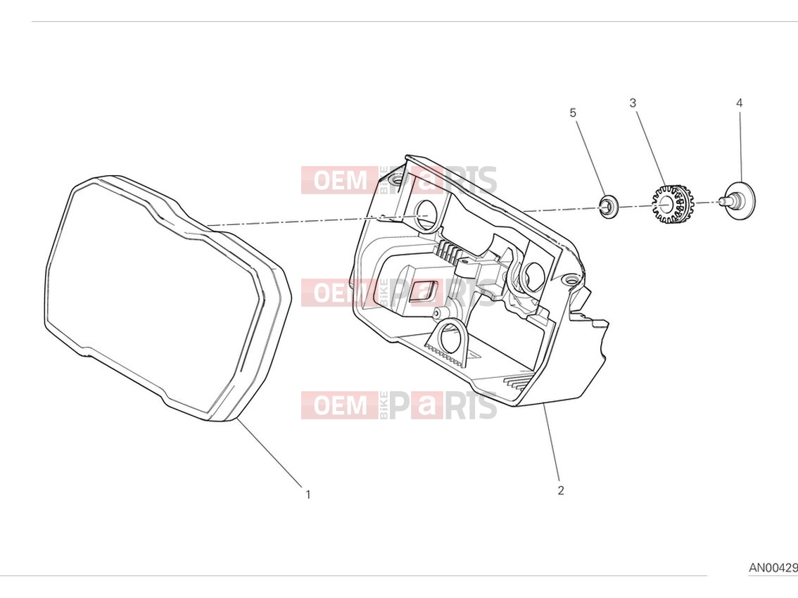 DUCATI 2024 Diavel V4 Instrument panel