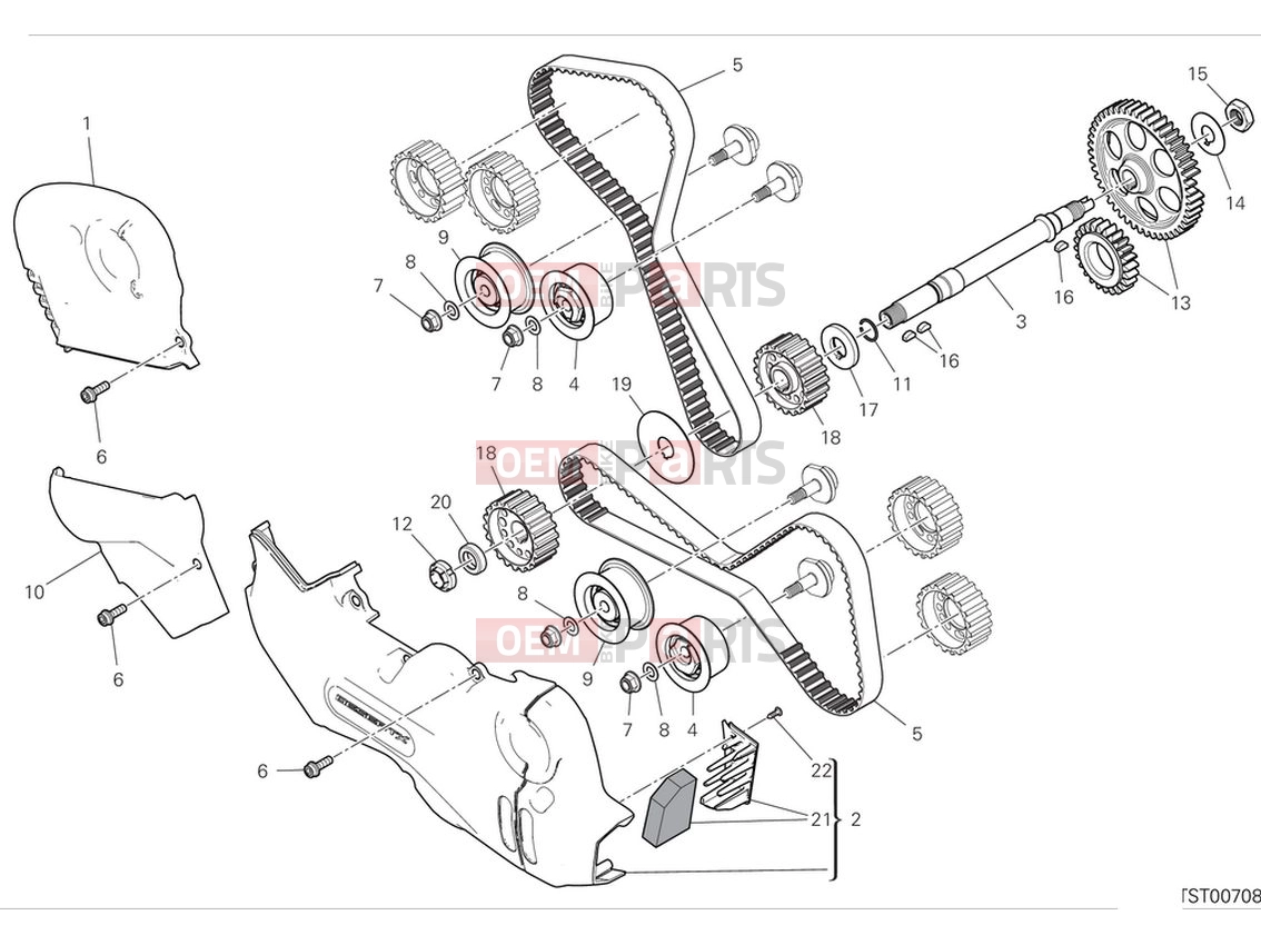 DUCATI 2024 DesertX Timing system