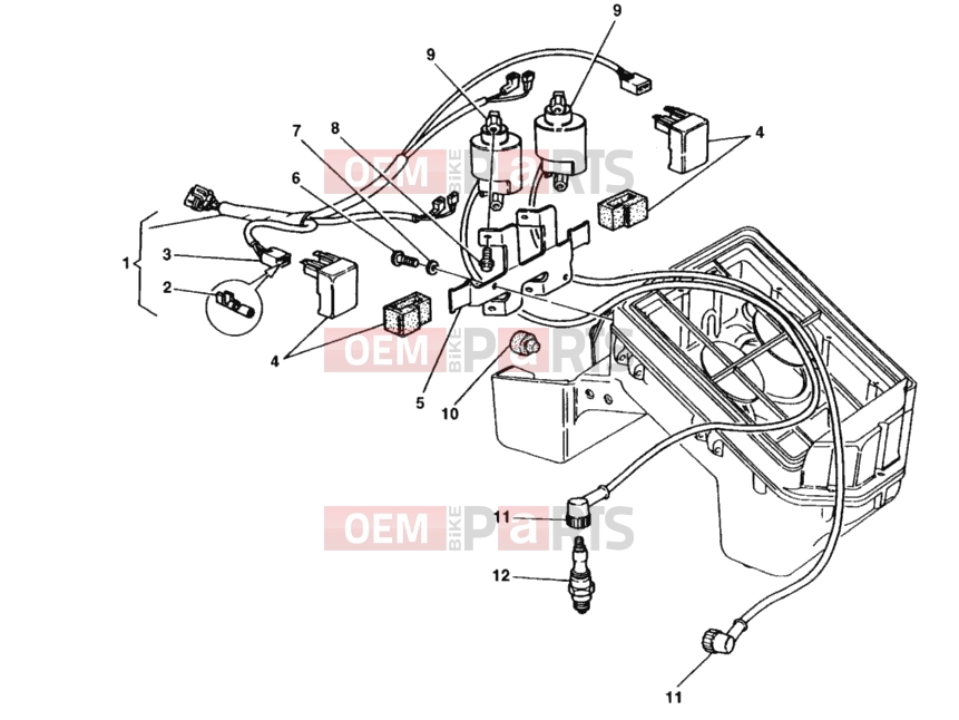 DUCATI 1998 Monster 900 Cromo IGNITION COIL » IGNITION SYSTEM