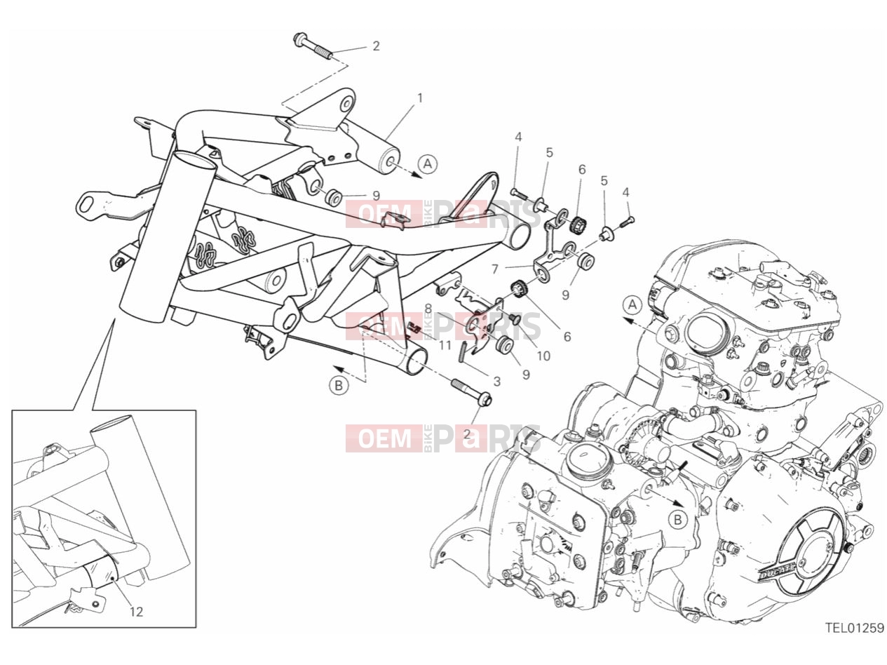 DUCATI 2019 Diavel 1260 S FRAME
