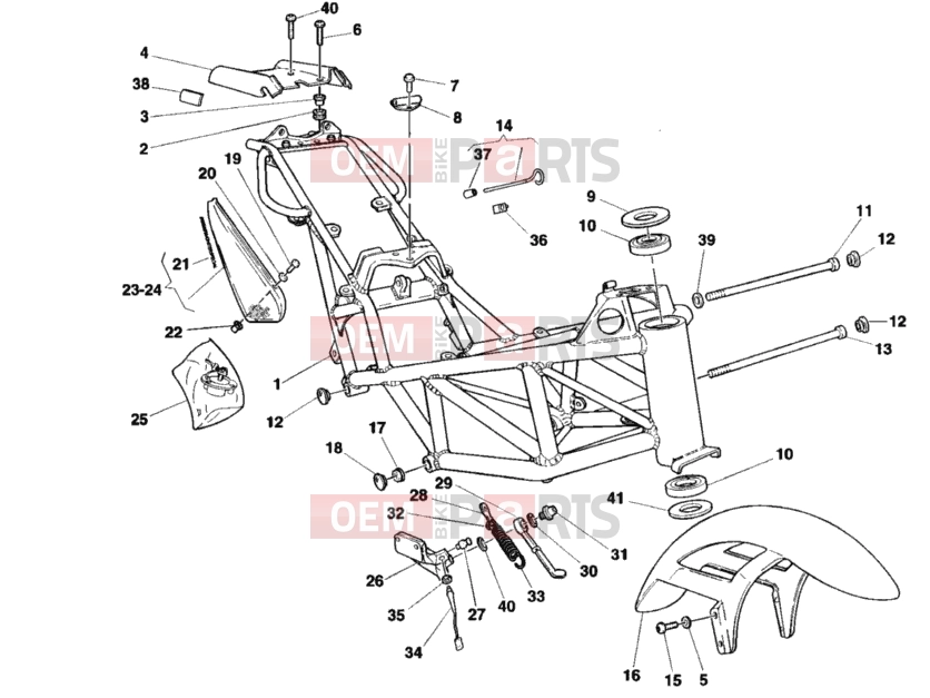 DUCATI 1998 Monster 900 S FRAME » FRAME
