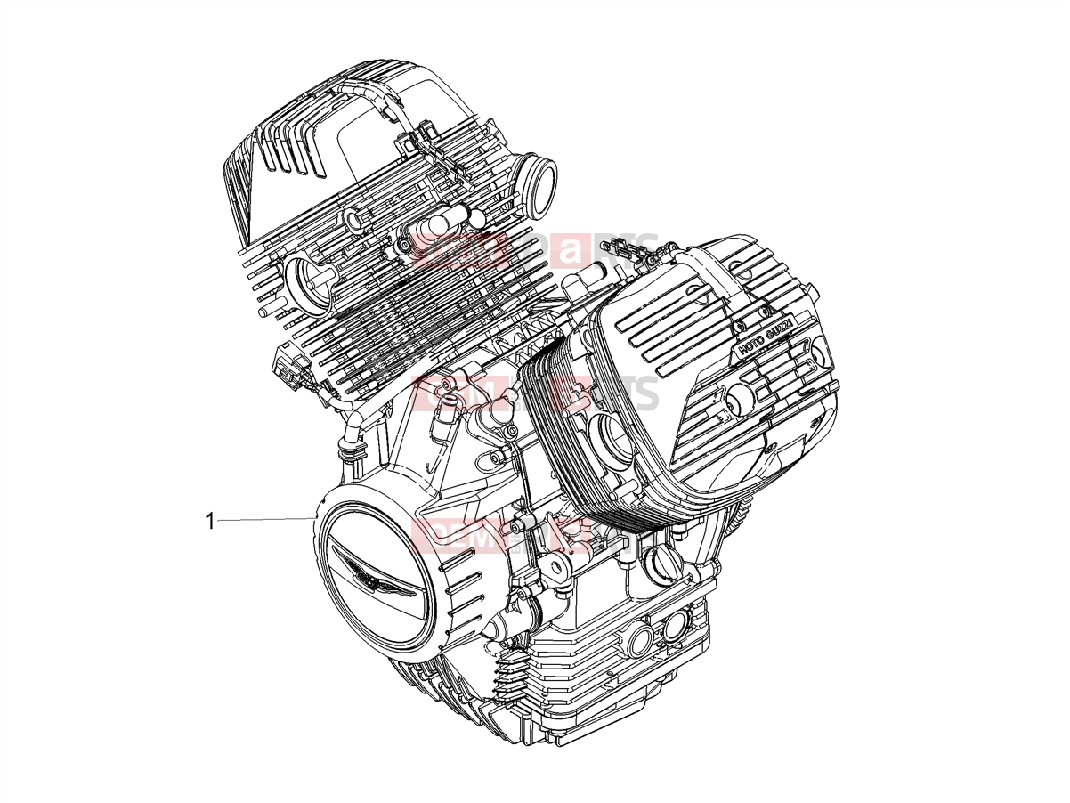 MOTOGUZZI V85 TT 850 (EU, GSO) Engine » Engine-Completing part-Lever