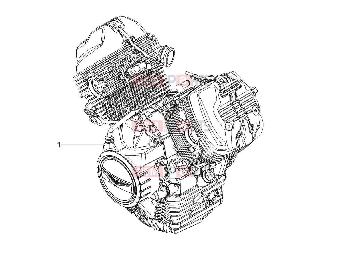MOTOGUZZI V7 Stone Corsa 850 (EU) Engine » Engine-Completing part-Lever