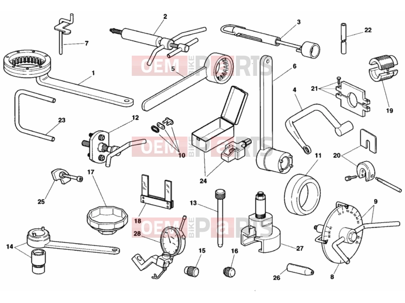 DUCATI 1998 Monster 900 S WORKSHOP SERVICE TOOLS » SPECIAL TOOLS