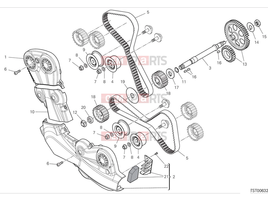 DUCATI 2024 Hypermotard 950 Timing system