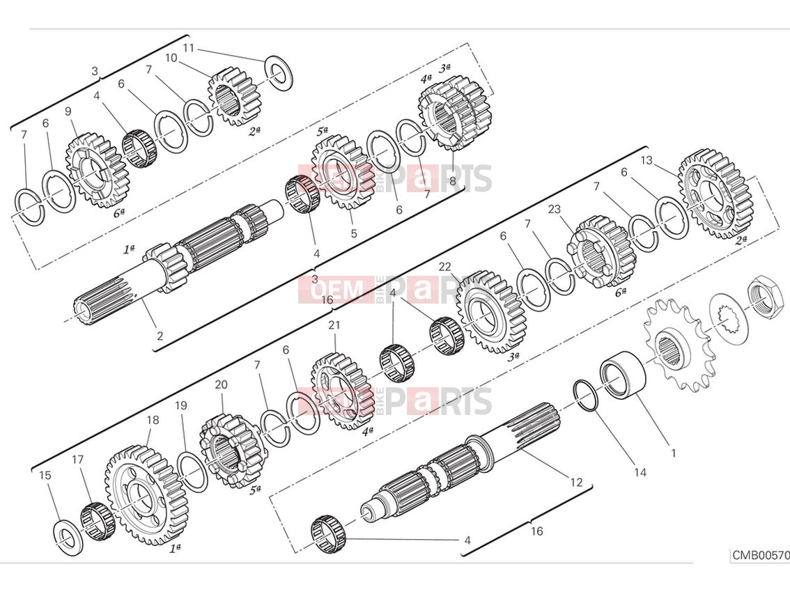 DUCATI 2024 Monster Plus Transmission