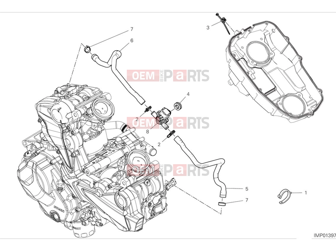 DUCATI 2024 Monster Plus Secondary air system