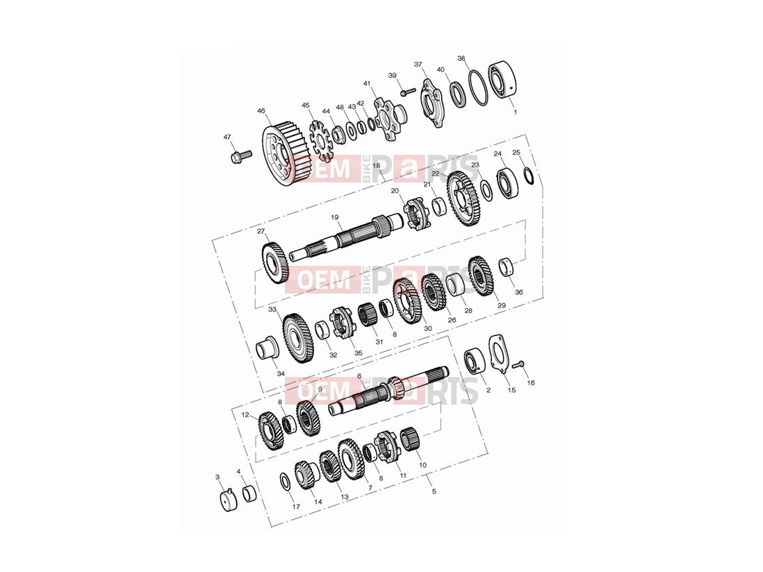 Triumph 2010 THUNDERBIRD Transmission