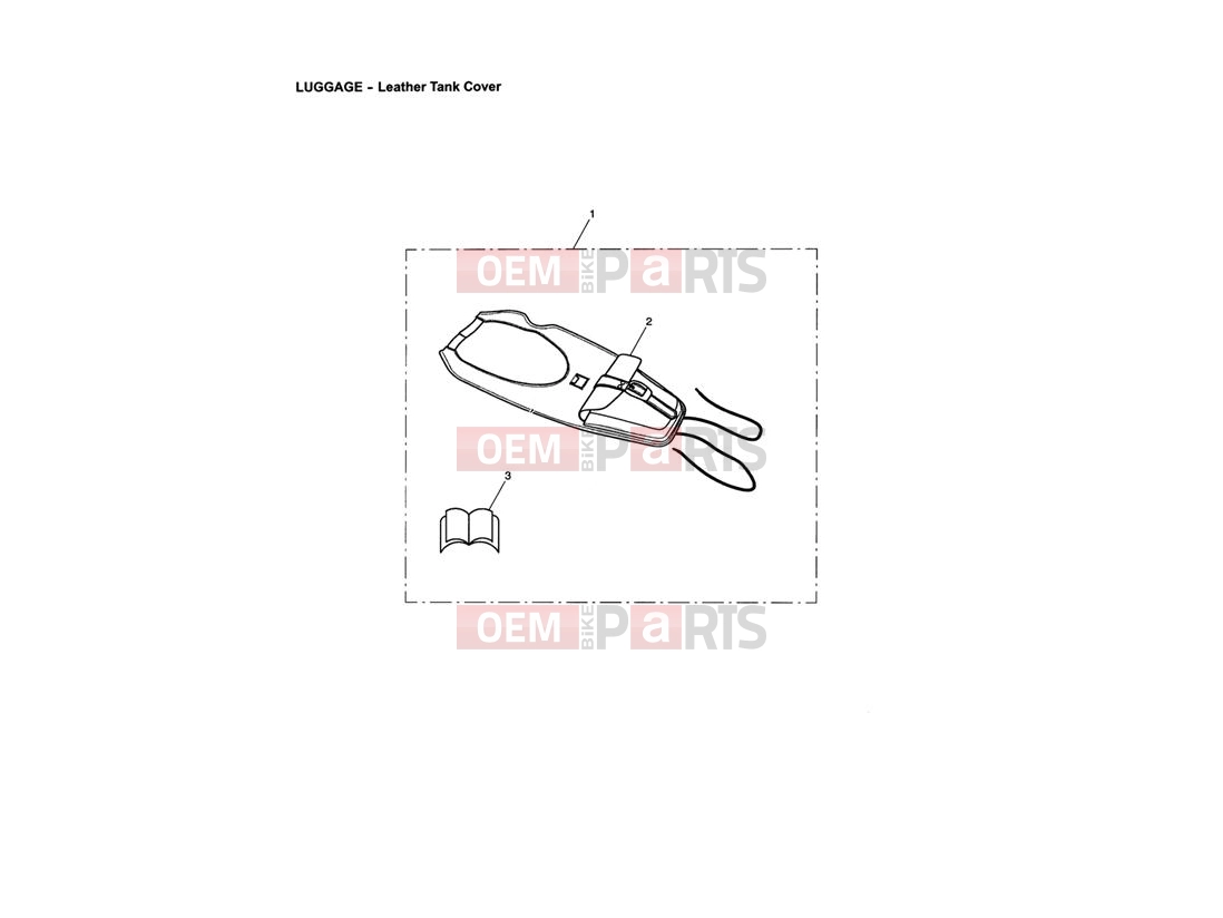 Triumph 2010 THUNDERBIRD Leather Tank Cover