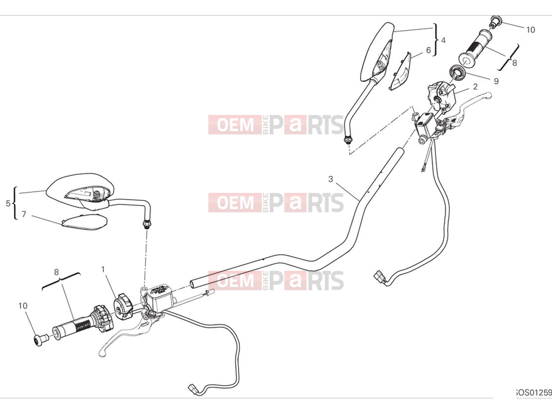 DUCATI 2024 Scrambler Full Throttle Handlebar