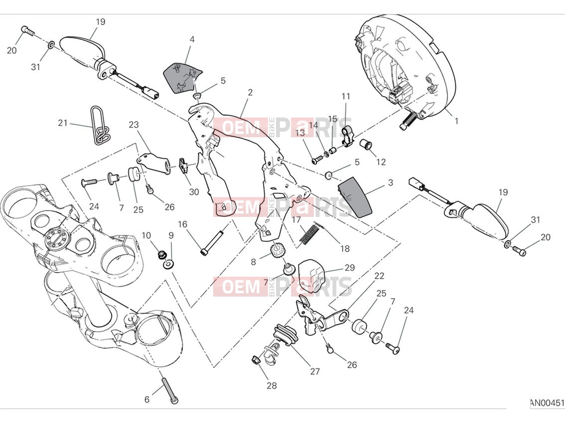 DUCATI 2024 Scrambler Icon Headlight