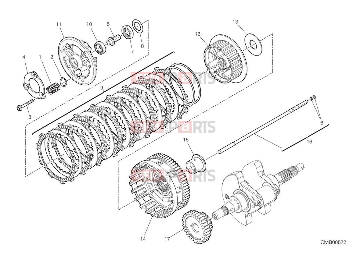 DUCATI 2024 Scrambler Nightshift Clutch