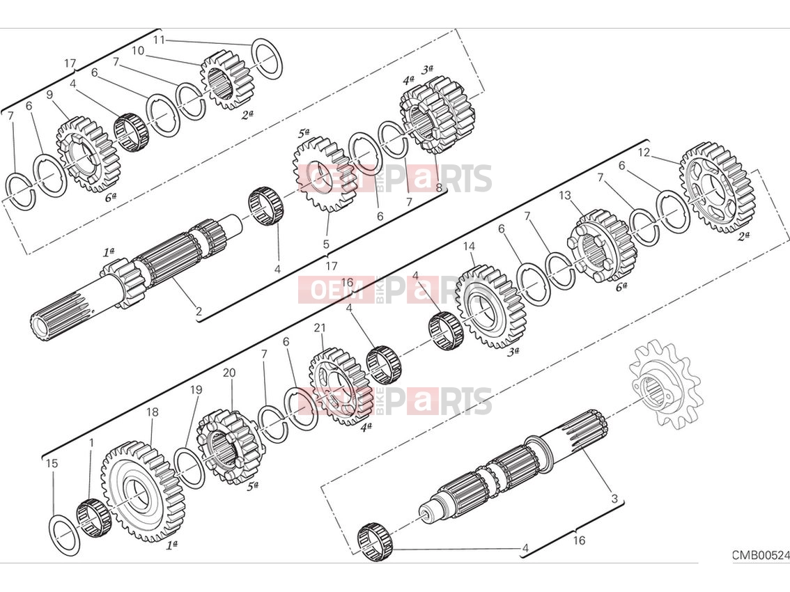 DUCATI 2024 Scrambler Nightshift Transmission