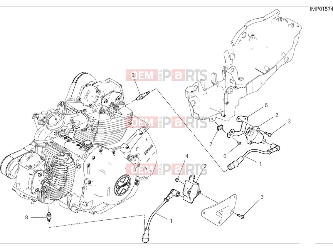 DUCATI 2024 Scrambler Nightshift Wiring harness