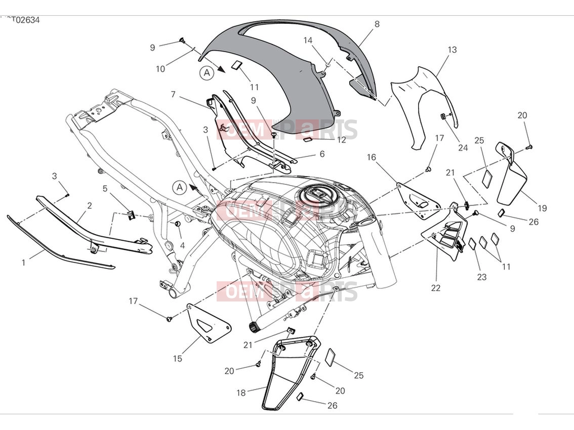 DUCATI 2024 Scrambler Nightshift Front fairings