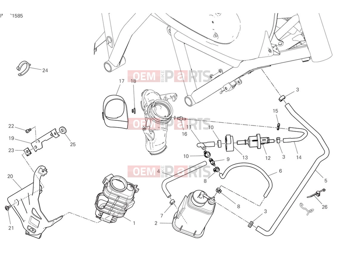 DUCATI 2024 Scrambler Nightshift Canister filter