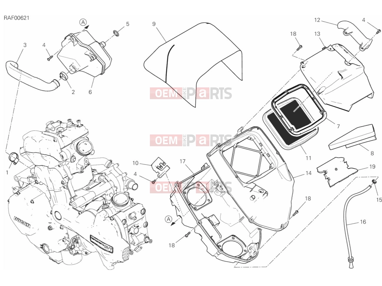 DUCATI 2019 Multistrada 1260 S INTAKE