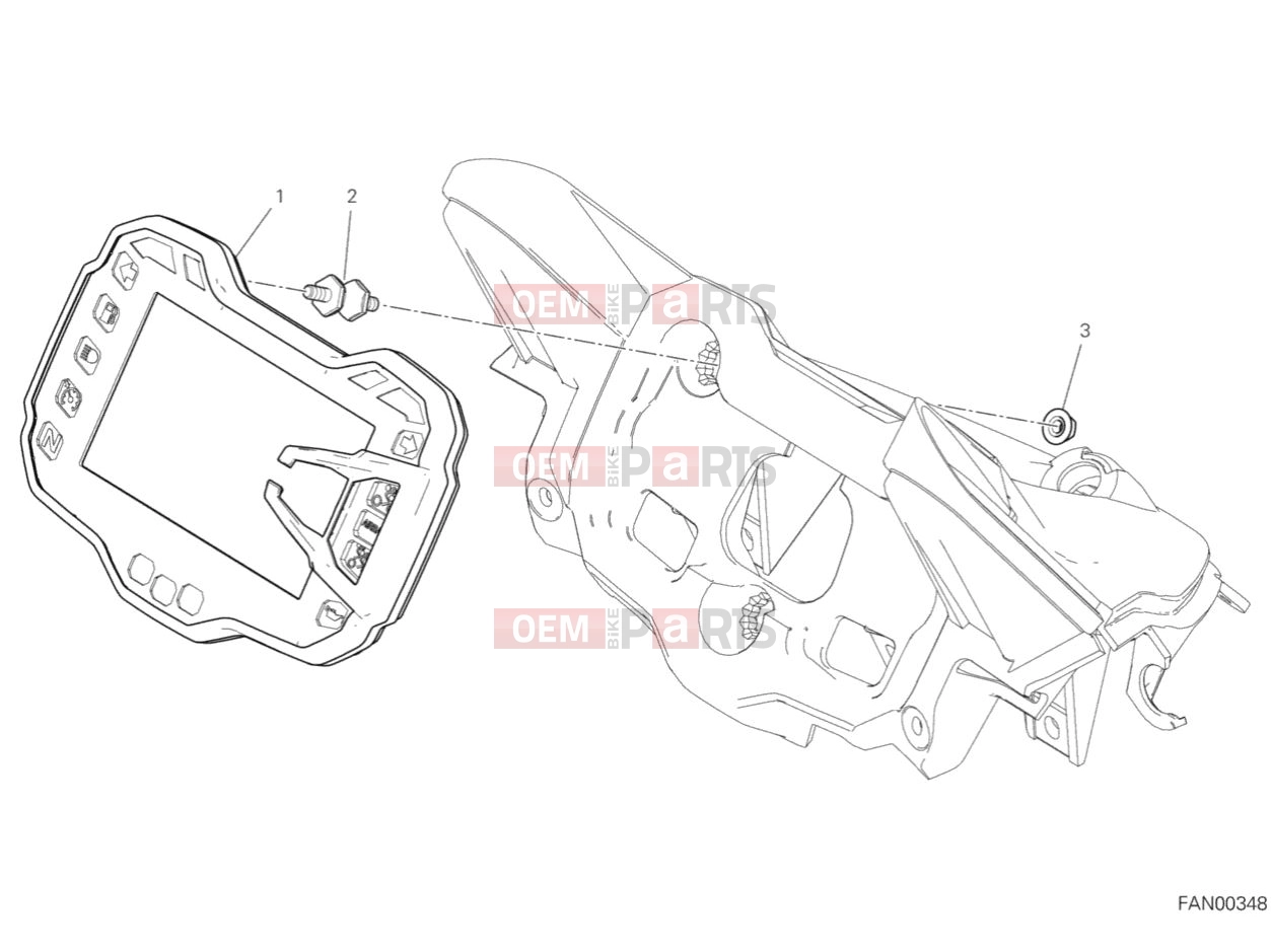 DUCATI 2019 Multistrada 1260 S INSTRUMENT PANEL