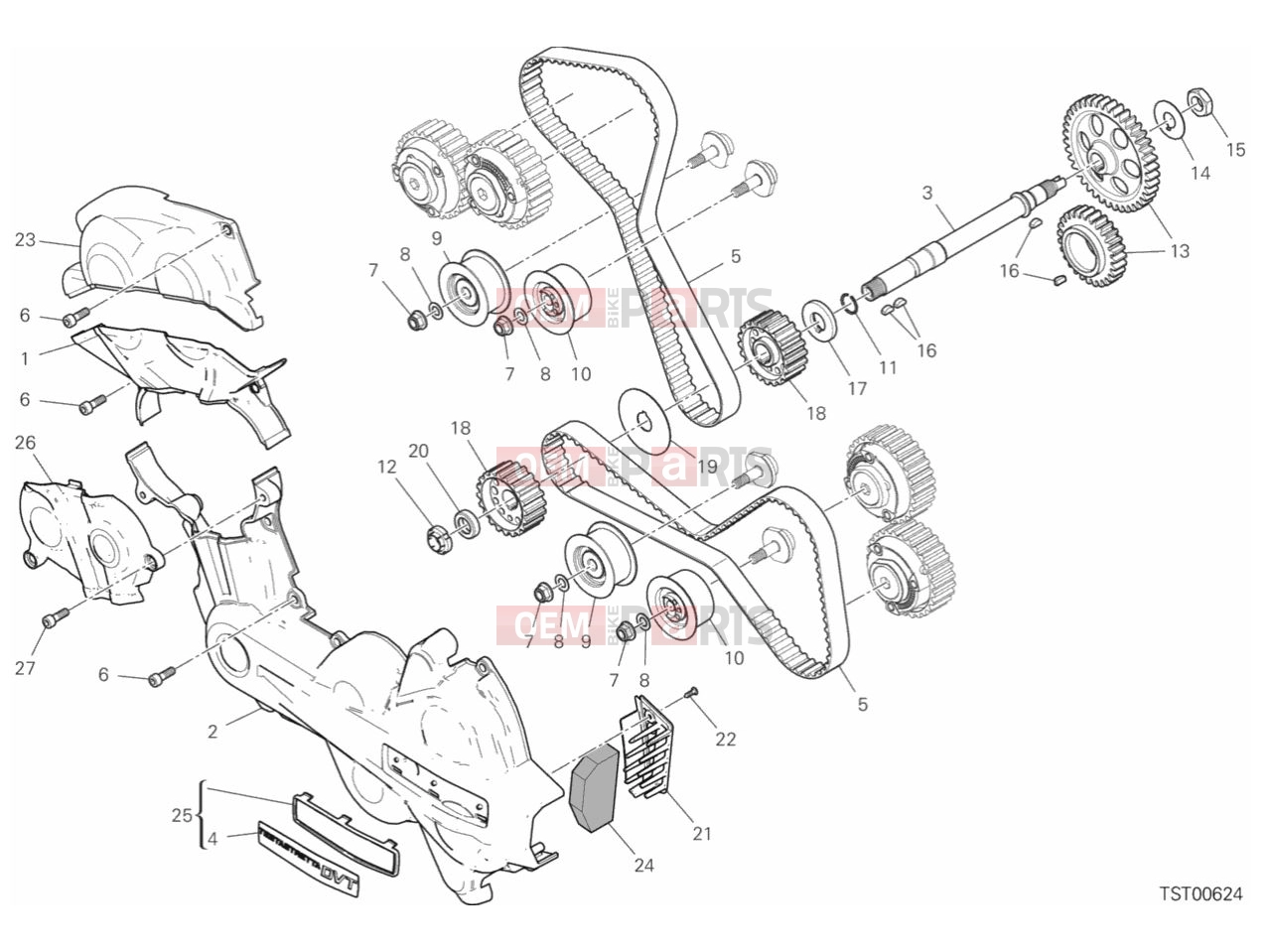 DUCATI 2019 Multistrada 1260 S TIMING SYSTEM