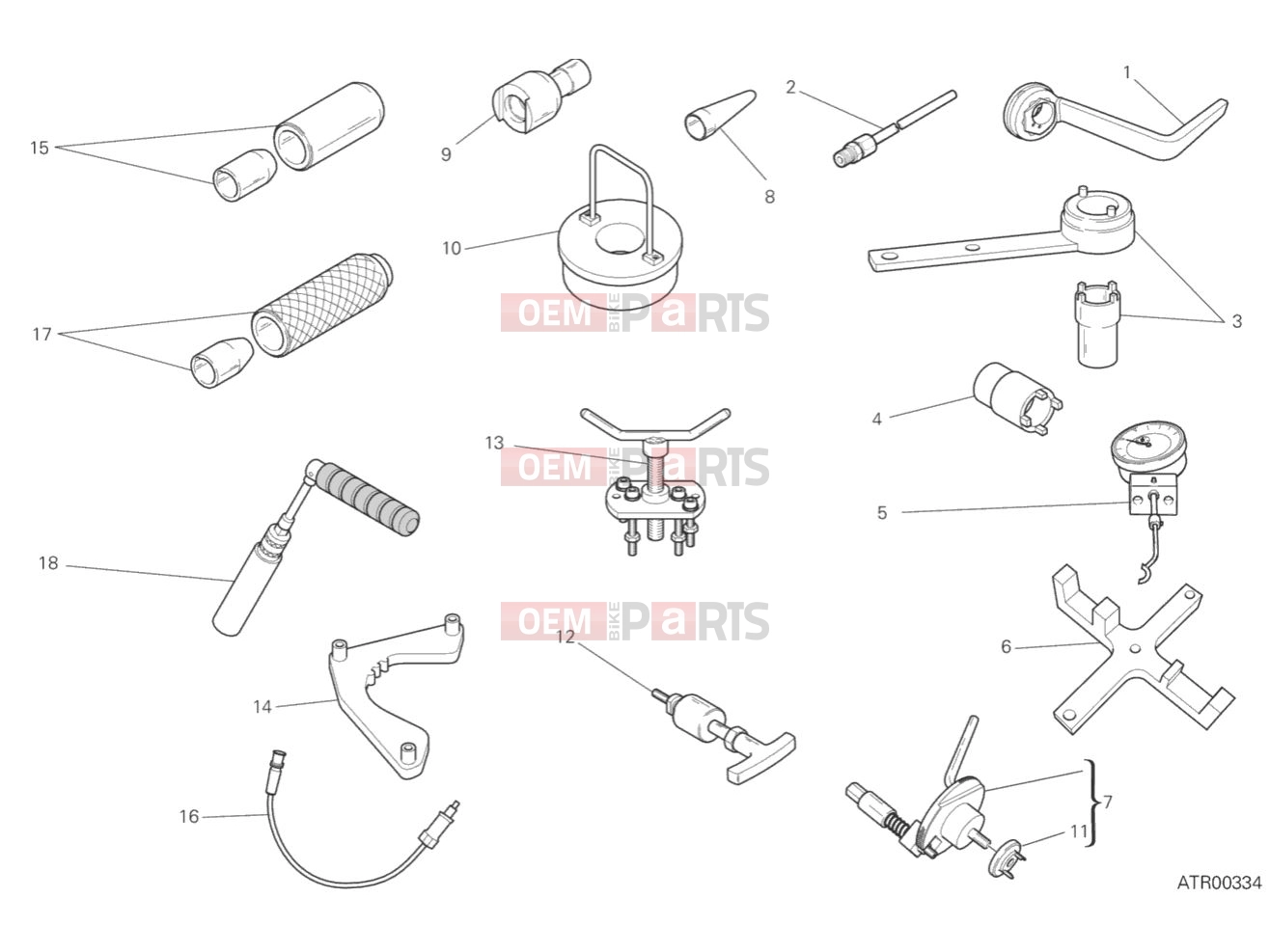 DUCATI 2019 Multistrada 1260 S WORKSHOP SERVICE TOOLS 2