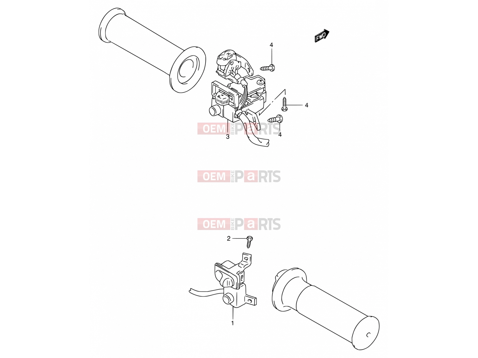 SUZUKI AE50 M (1991) Sepia (E01,E02,E04,E21,P37) 21 - HANDLE SWITCH