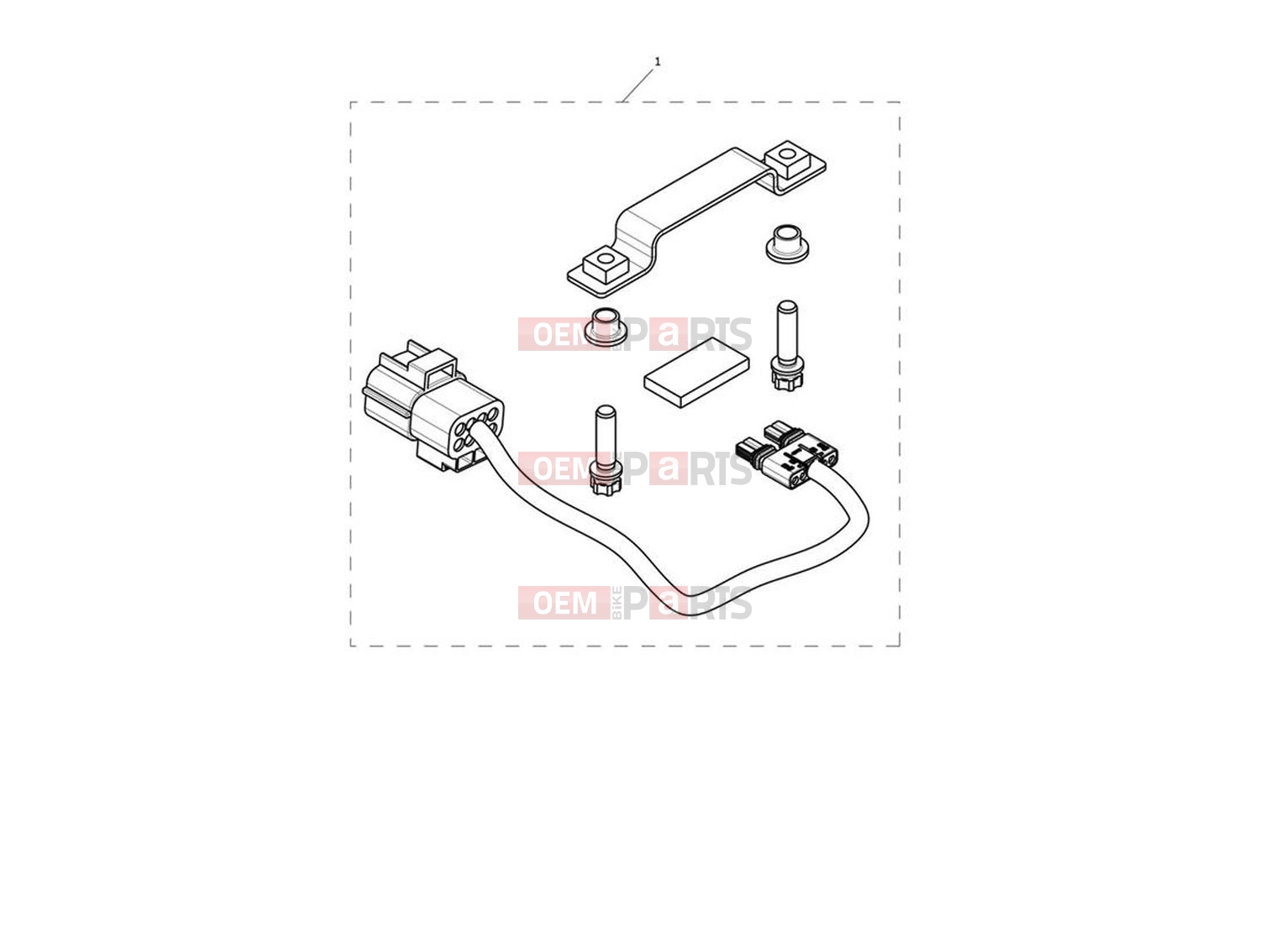 Triumph 2022 Tiger 1200 GT Fitting Kit, Tracker