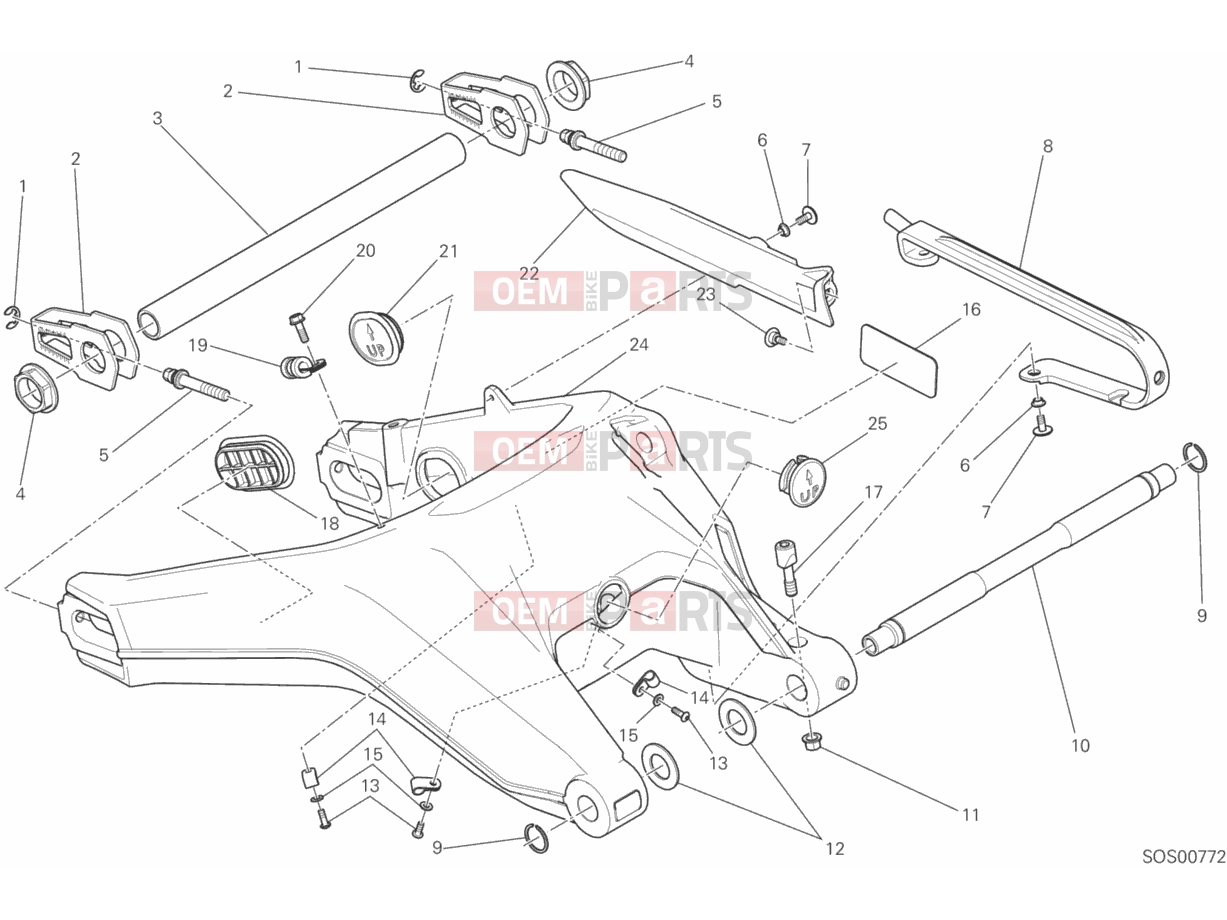 DUCATI 2015 Scrambler Classic SWINGARM