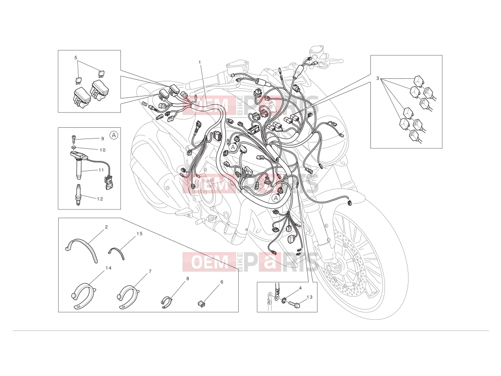 DUCATI 2012 Diavel AMG Electrical system 1