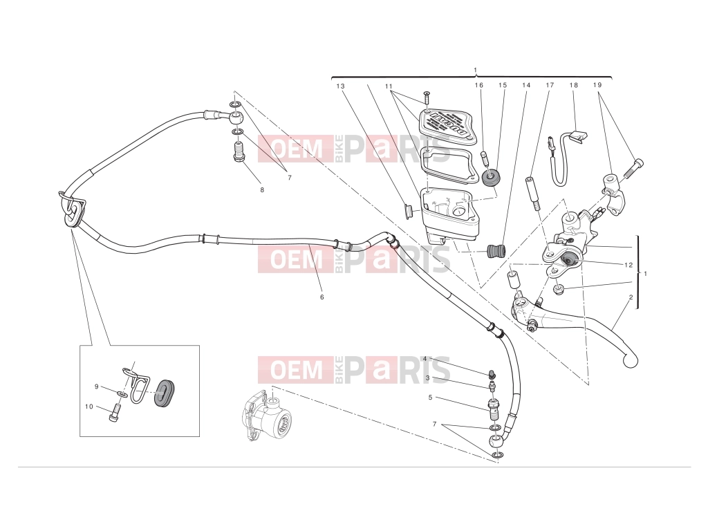 DUCATI 2012 Diavel AMG Clutch control