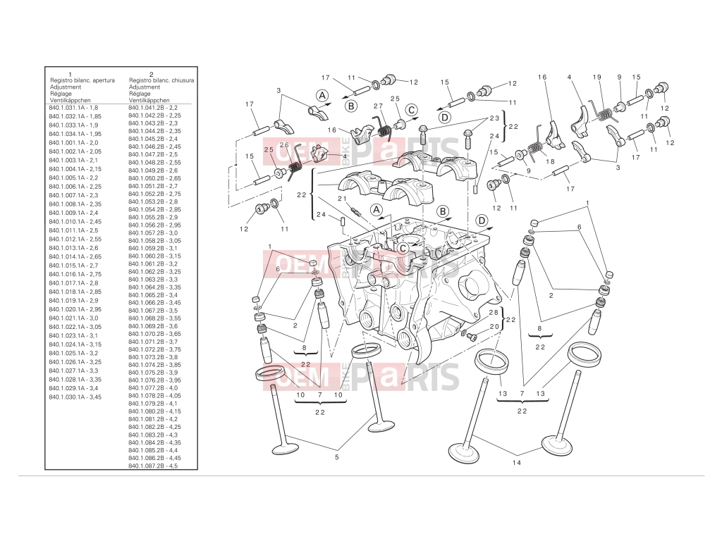 DUCATI 2012 Diavel AMG Vertical cylinder head