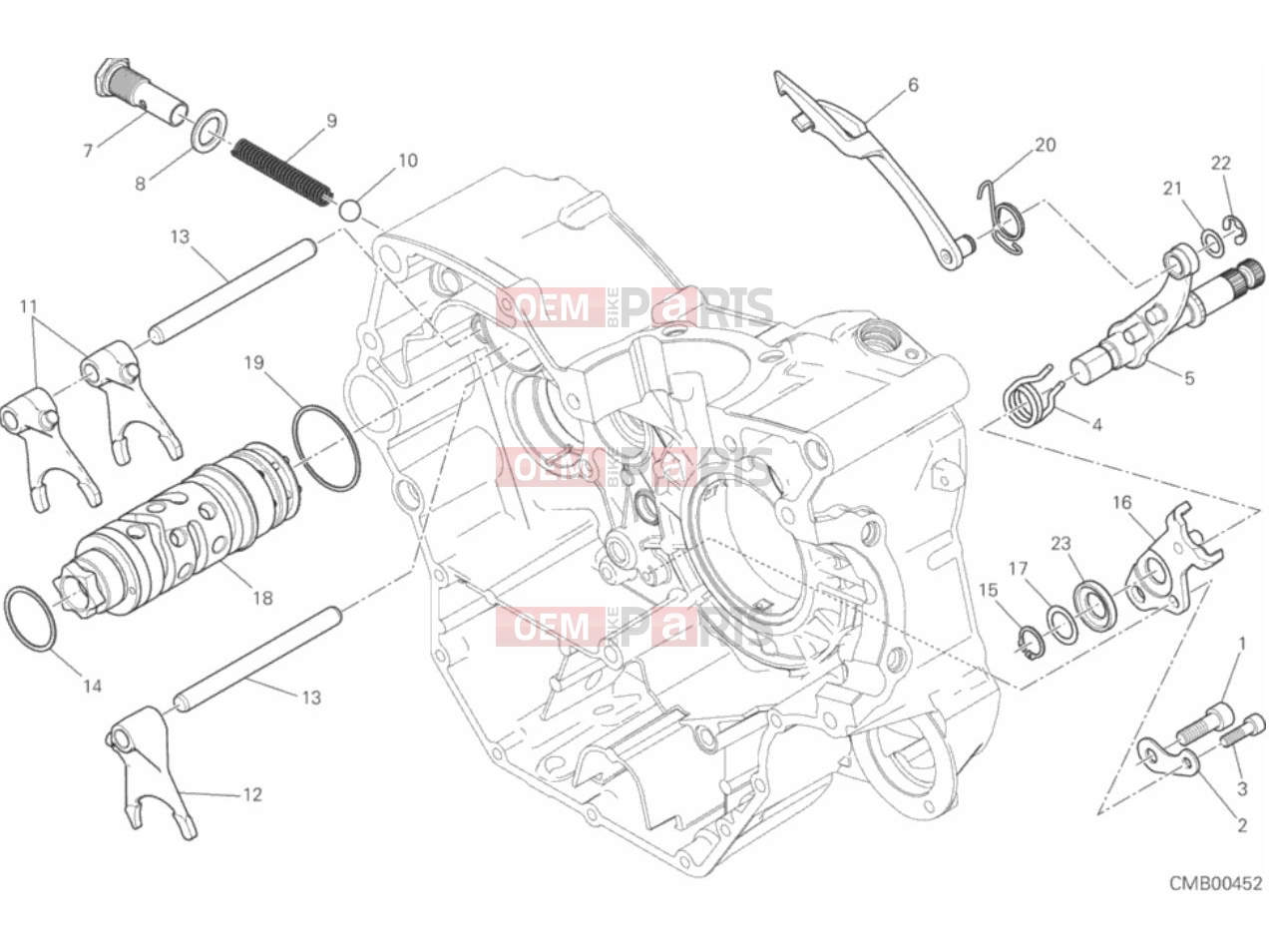 DUCATI 2018 Scrambler Desert Sled SHIFT CAM - FORK