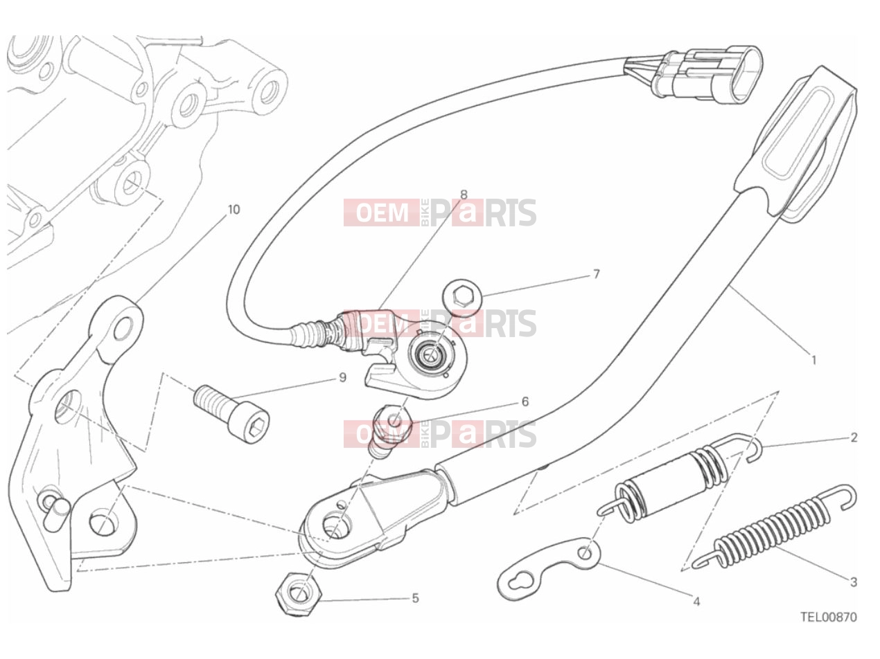 DUCATI 2018 Scrambler Classic SIDE STAND