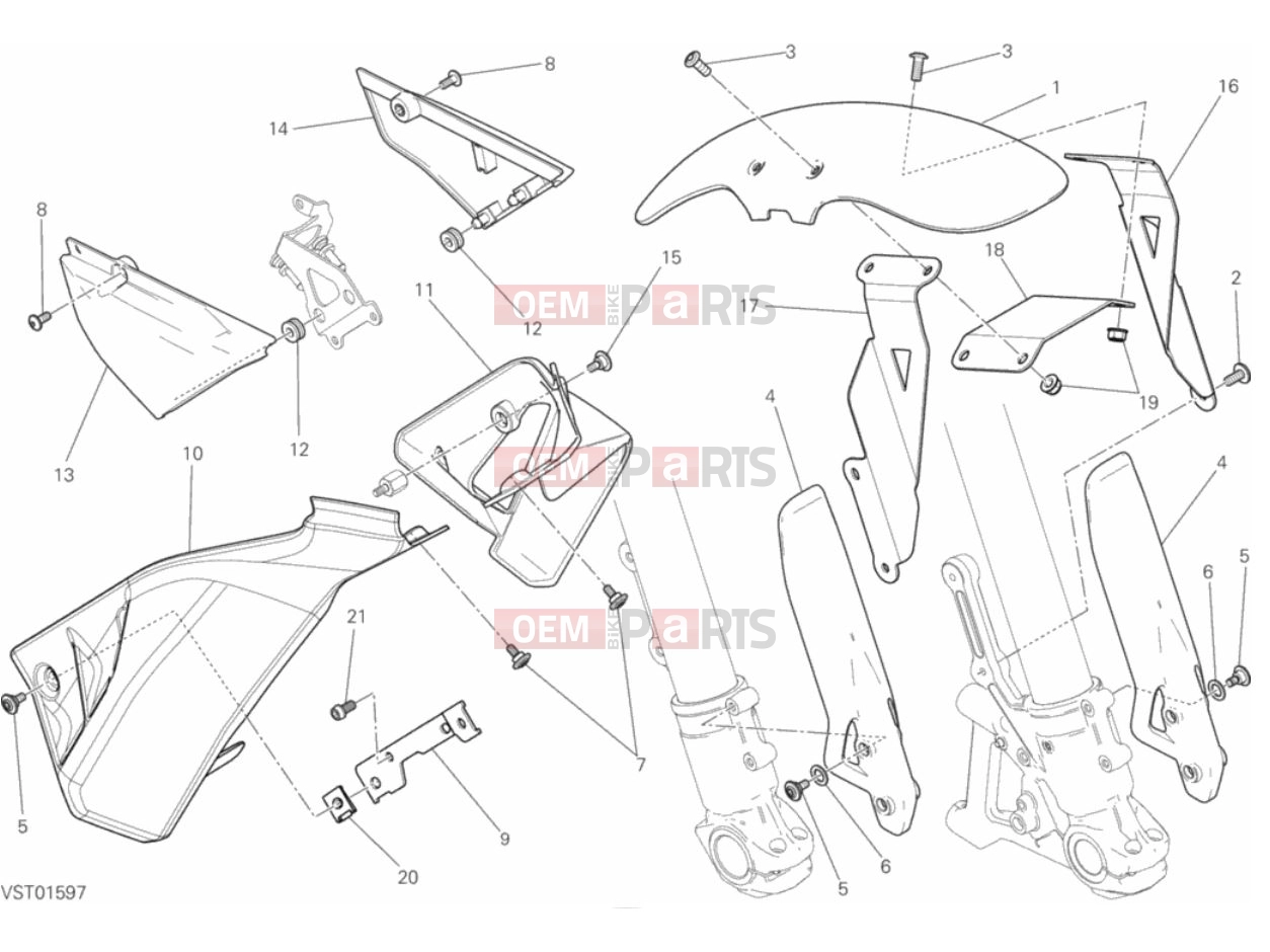 DUCATI 2018 Scrambler Classic HALF FAIRING